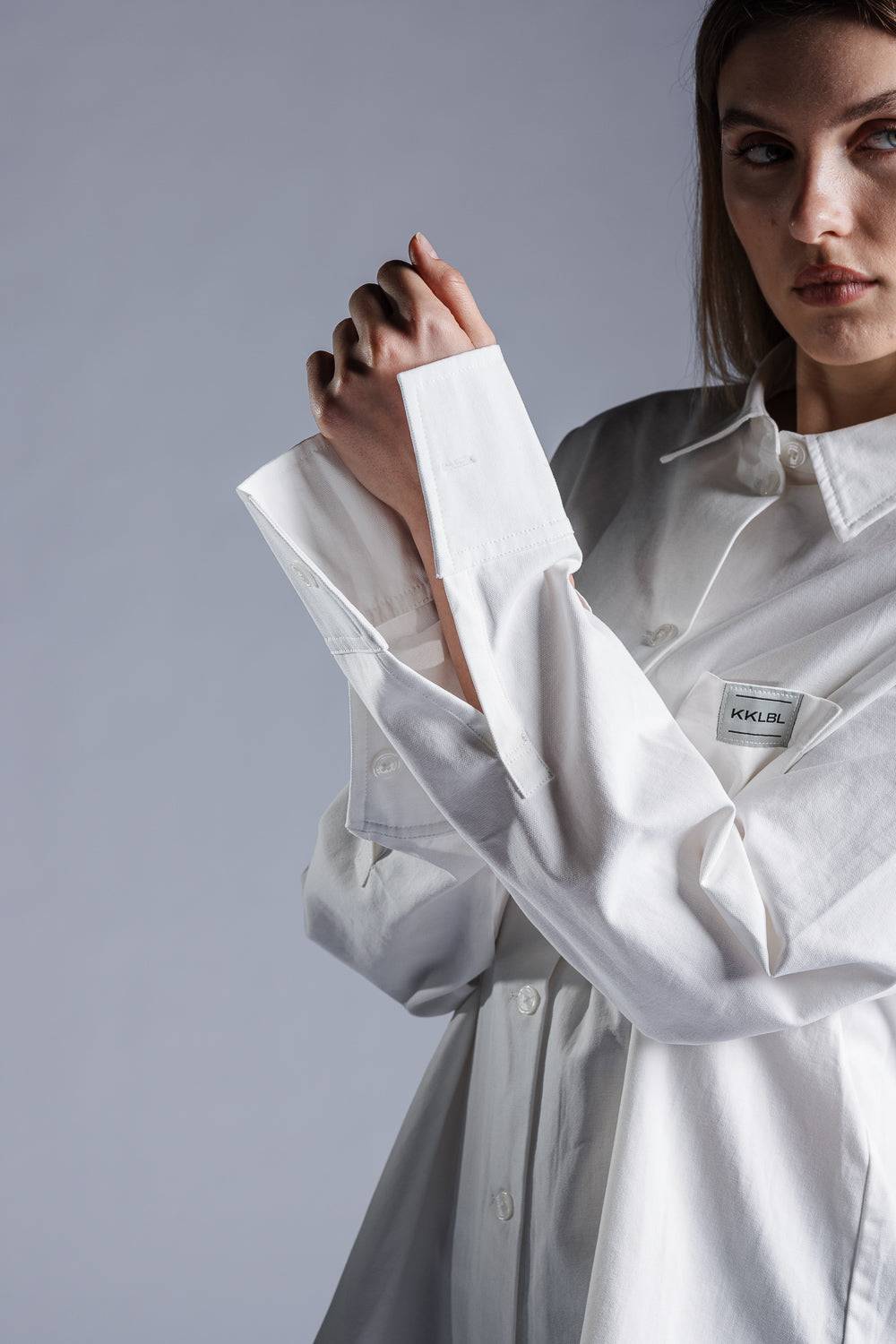 Karo Kauer Woven Blouse White Fabrikladen