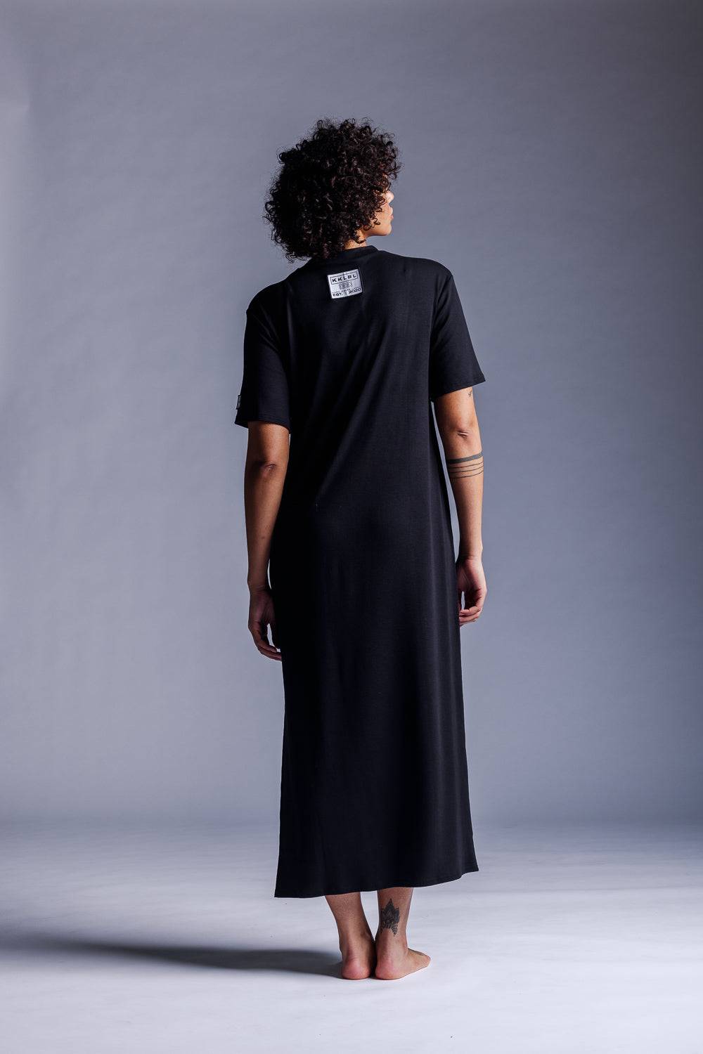 Karo Kauer Jersey Rib Dress Shortsleeve Speichern exportieren