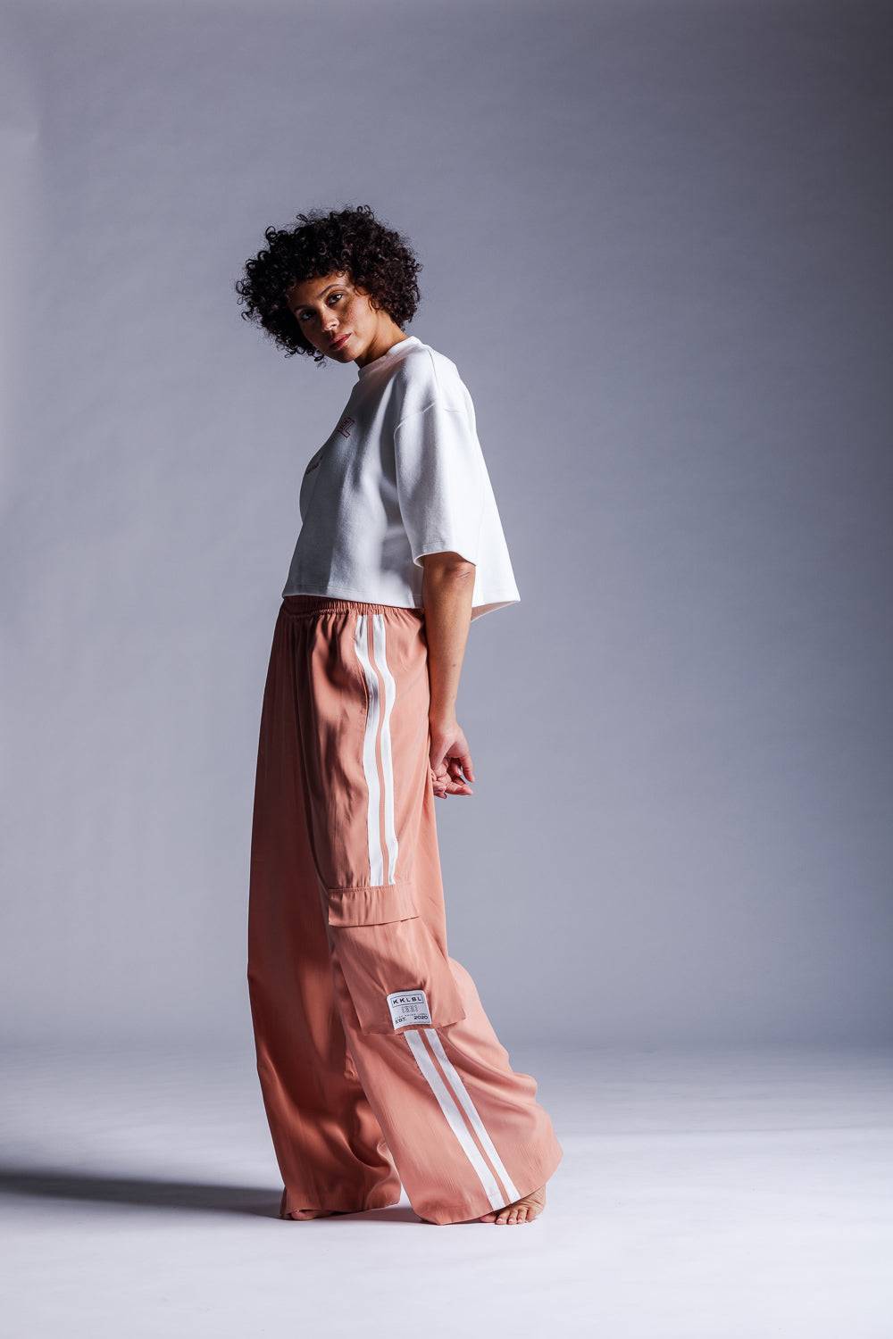 Karo Kauer Wide Leg Pants Rosewood Hotsell