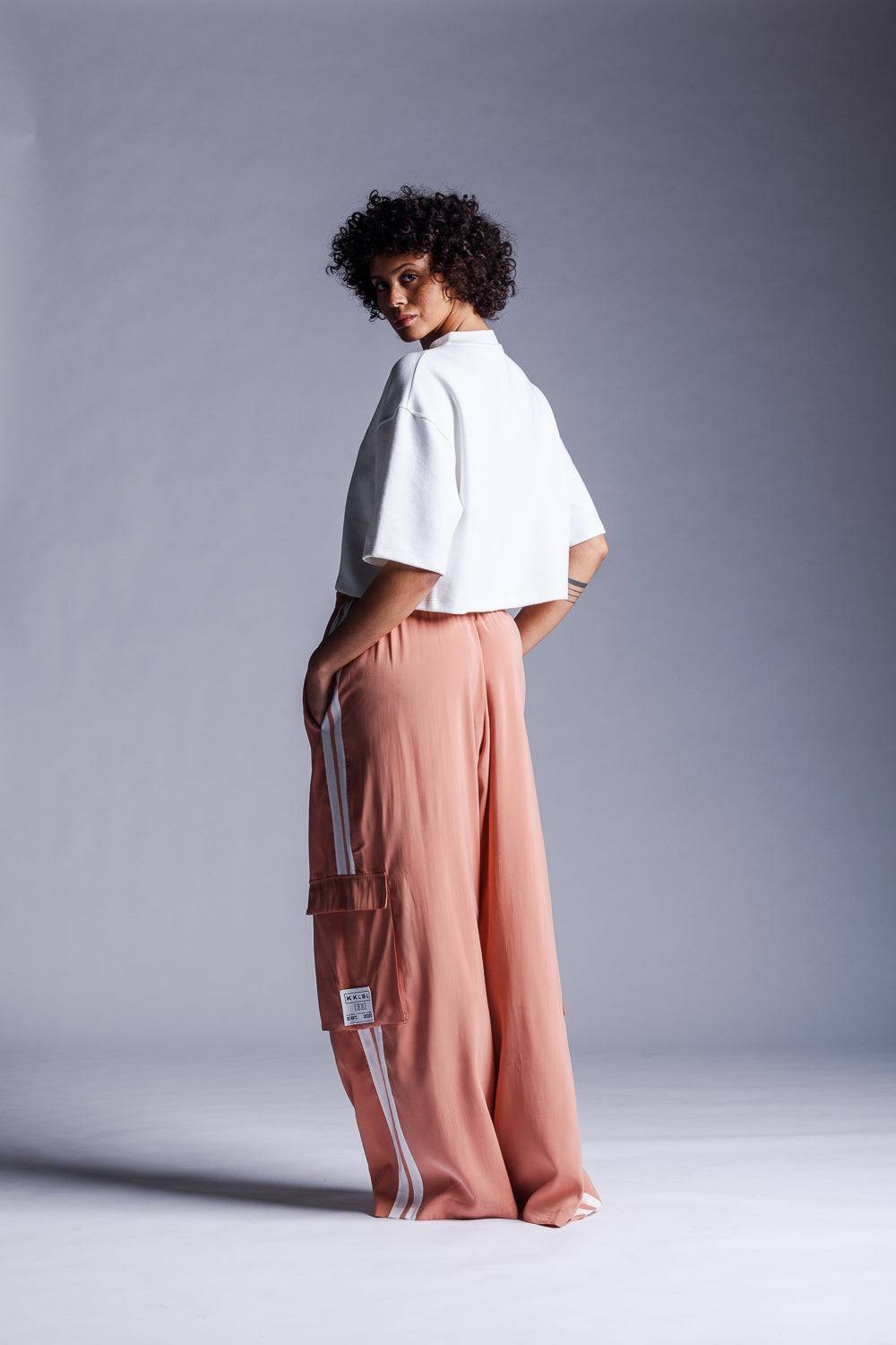 Karo Kauer Wide Leg Pants Rosewood Hotsell