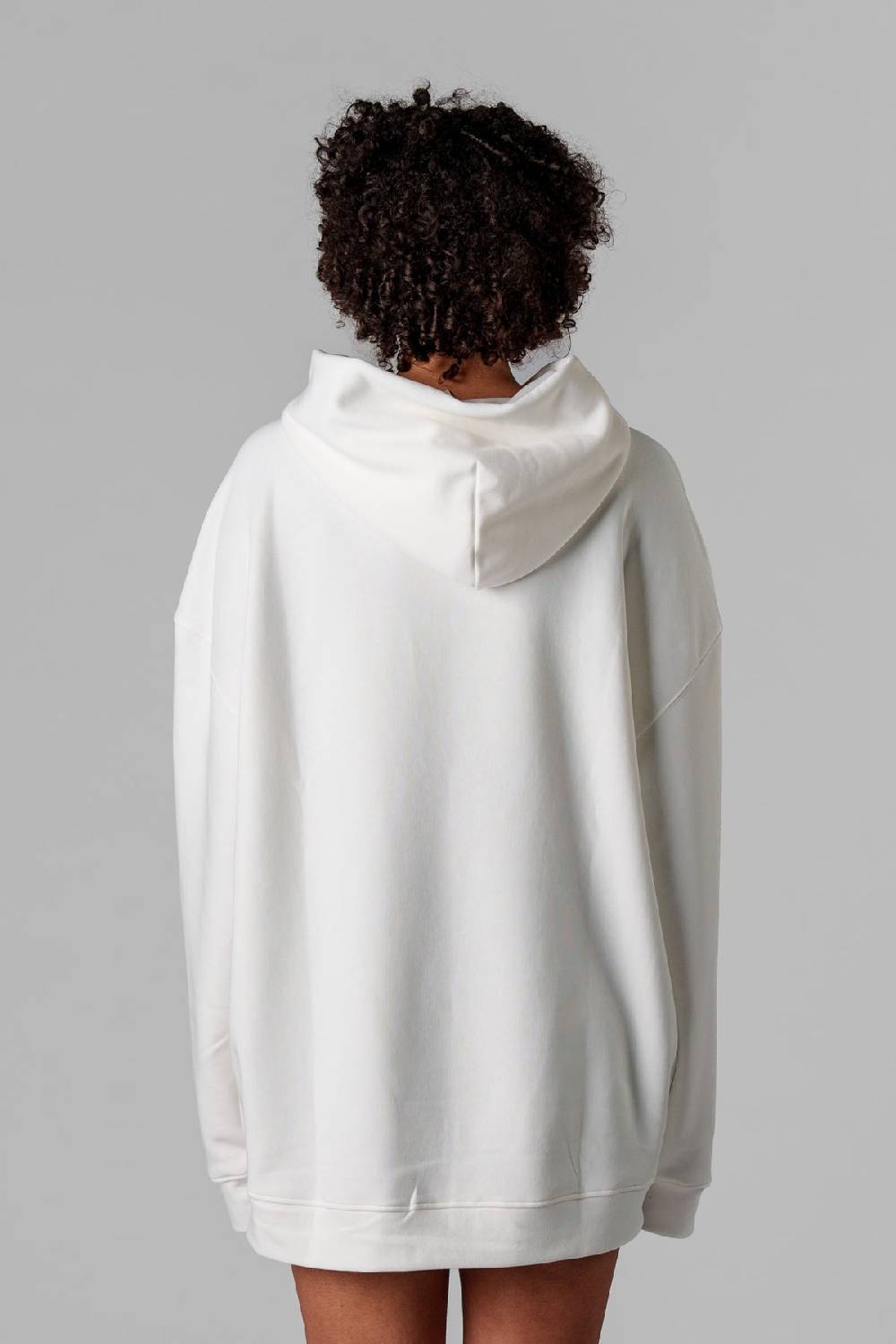 Karo Kauer Hoodie Dress Creme Blitzverkäufe
