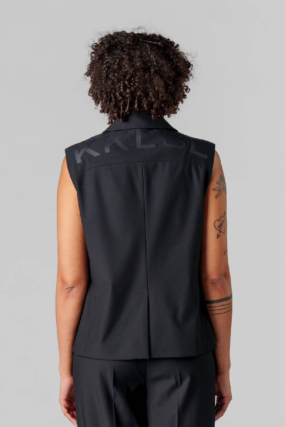 Karo Kauer Formal Vest Black Limitierter Zeitrabatt