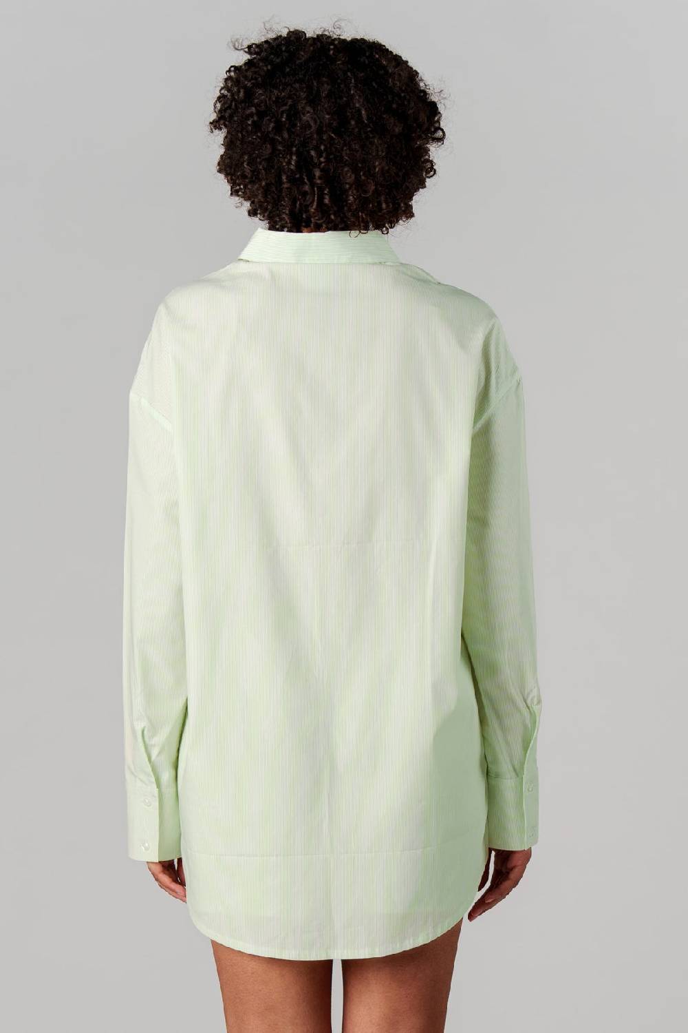 Karo Kauer Woven Blouse Striped Matcha Fabrikpreis