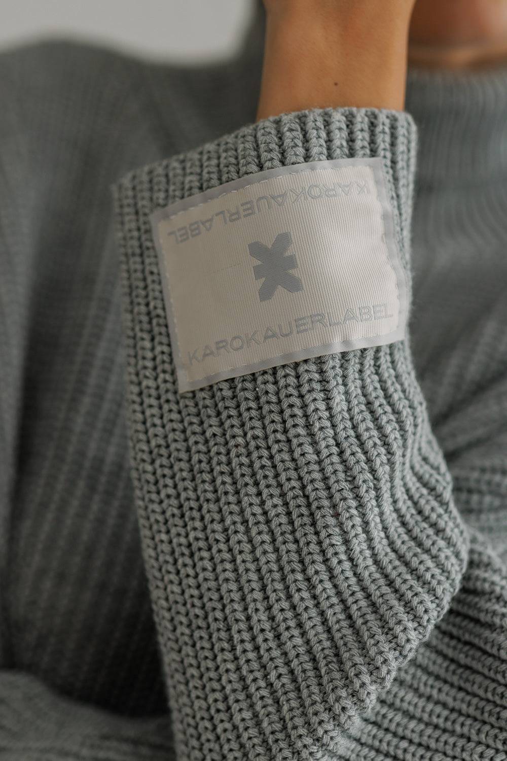 Karo Kauer Knit Dress Silver Grey Cyber Monday