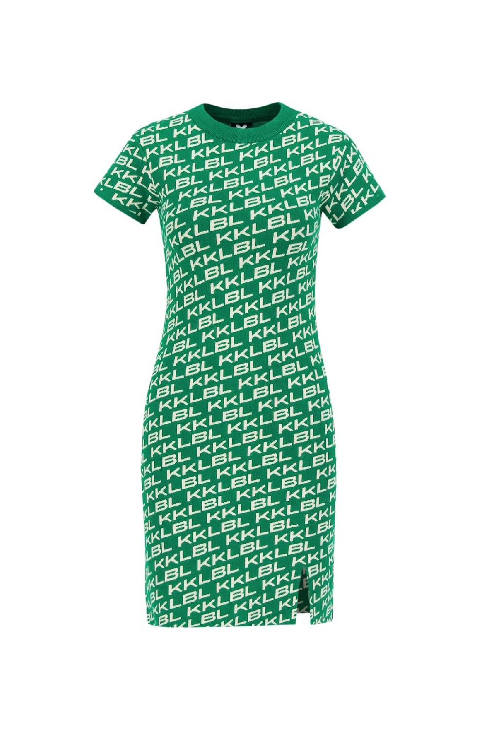 Karo Kauer Knit Dress KKLBL Green Vatertagsangebot