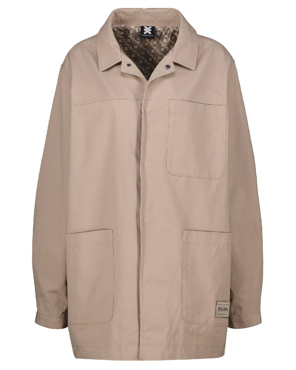 Karo Kauer Cargo Jacket Mocca Neueste Mode