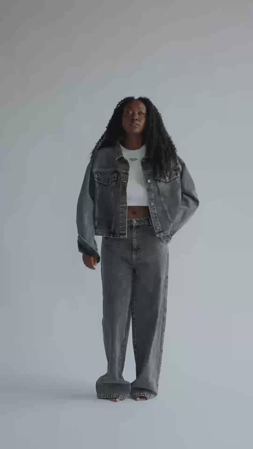 Karo Kauer Denim Jacket Black Exklusive Angebote