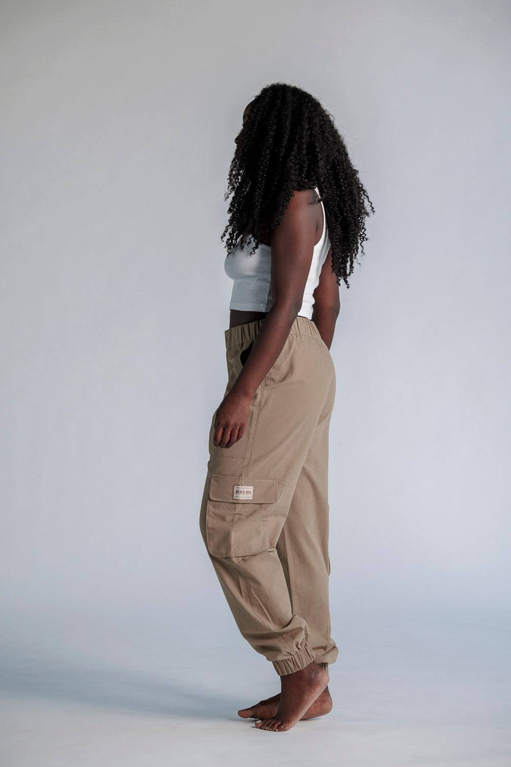 Karo Kauer Cargo Pants Mocca Große Rabatte