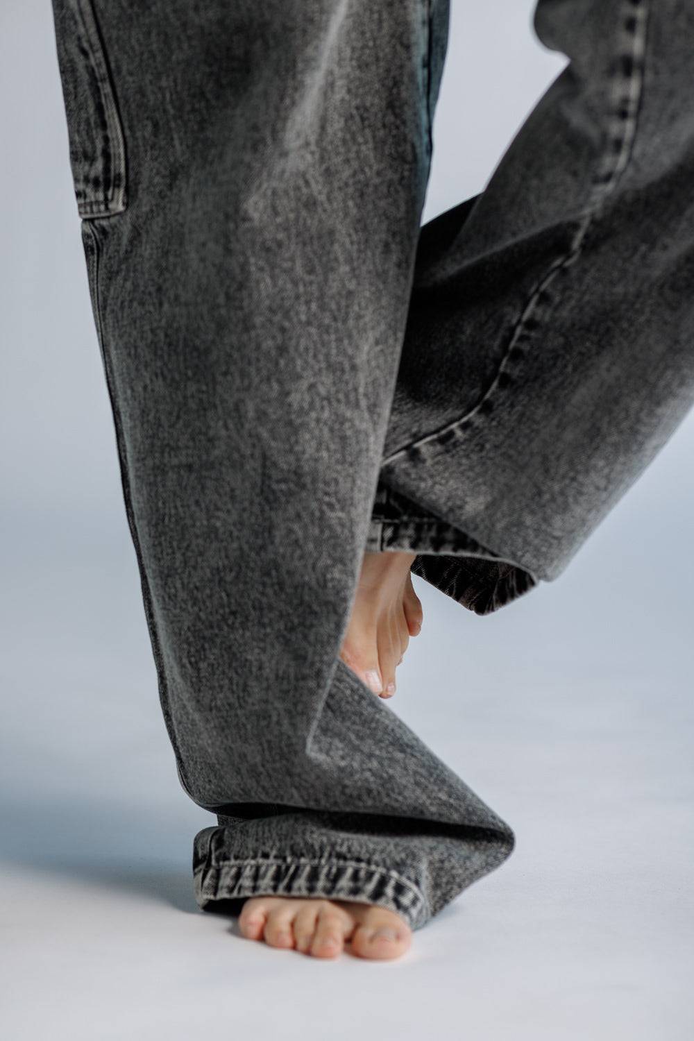 Karo Kauer Denim Pants Black Bestseller
