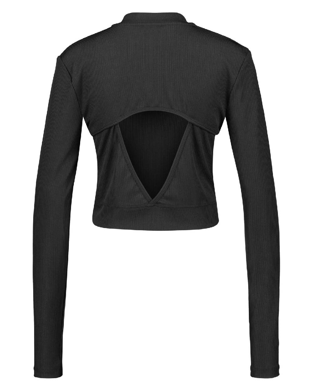Karo Kauer Cropped Shirt Black Kauf eins, bekomm eins gratis