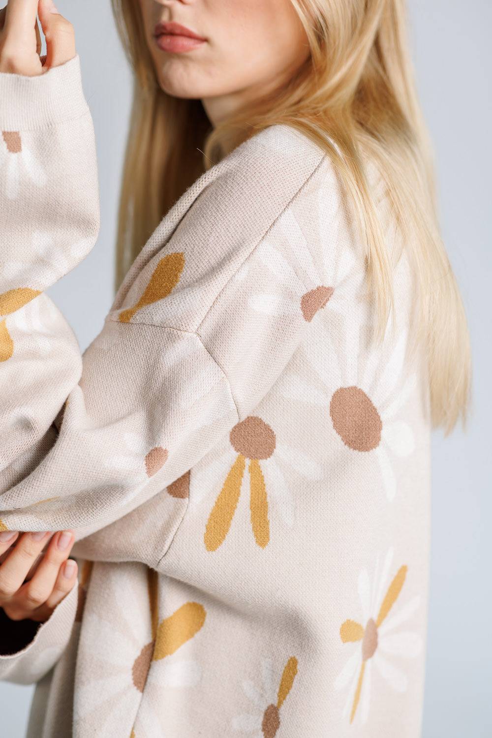 Karo Kauer Knit Flower Sweater Sonderangebote