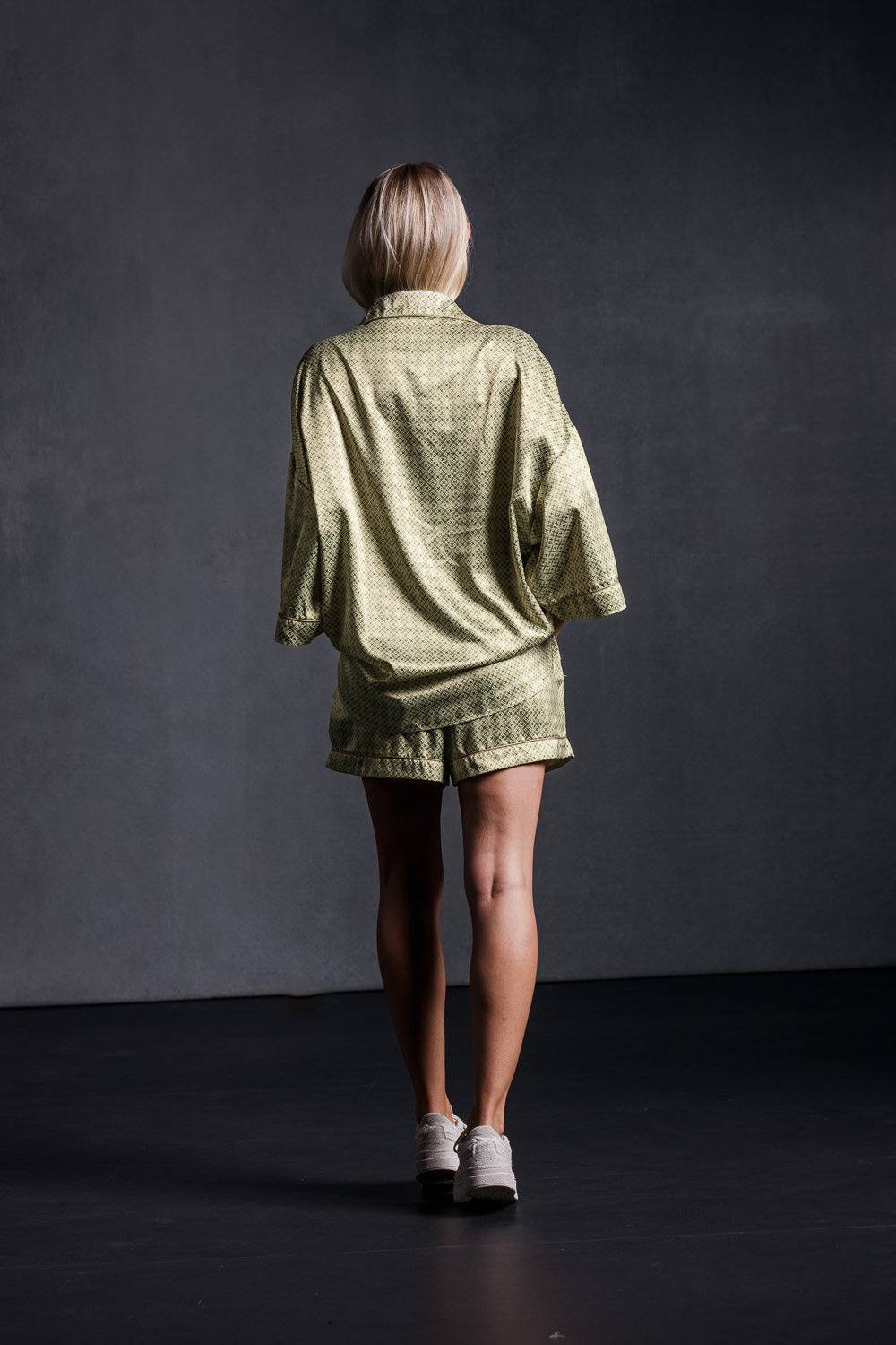 Karo Kauer Retro Shorts Khaki Super Sparpreis