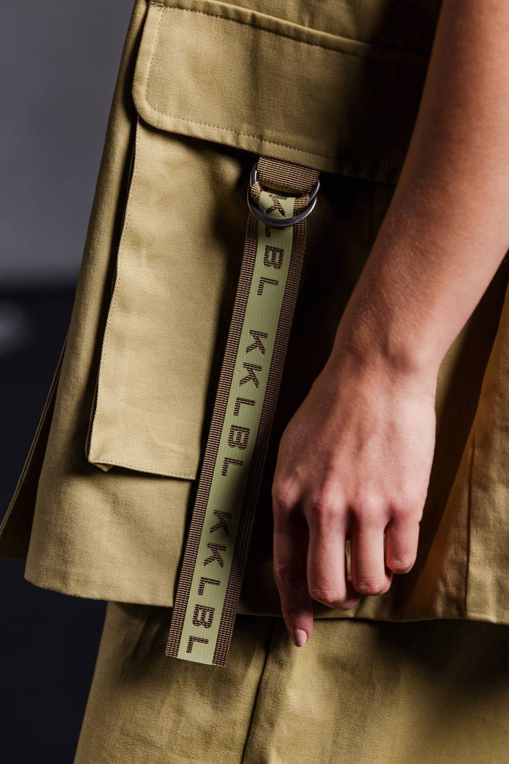 Karo Kauer Vest Khaki Kostenlose Rückgabe