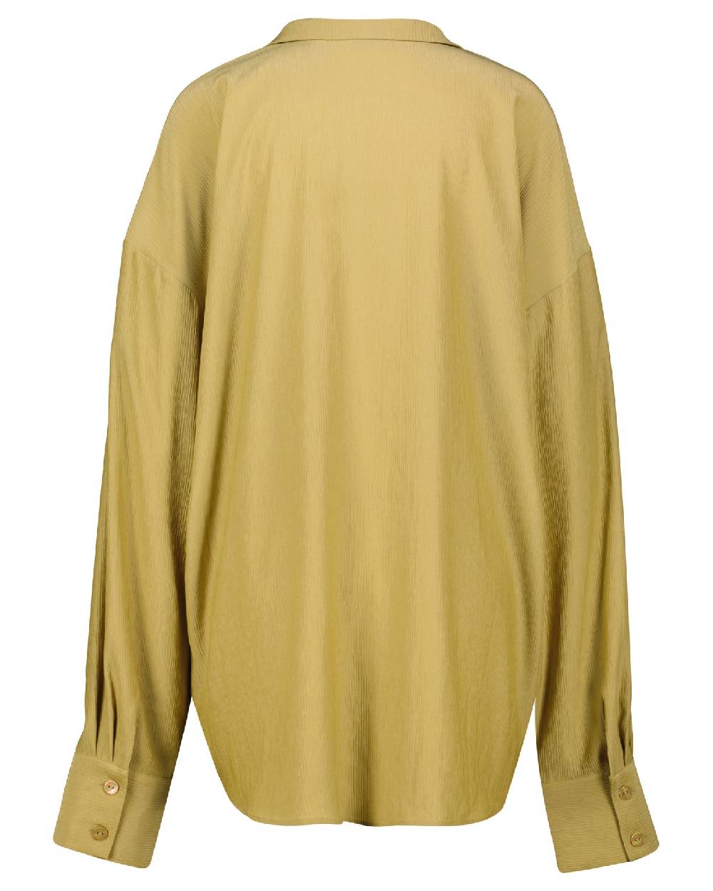 Karo Kauer Woven Blouse Khaki Letzte 3 Tage