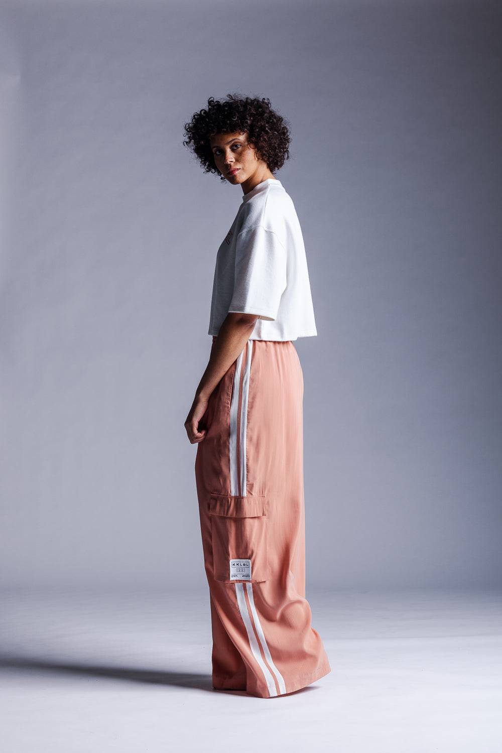 Karo Kauer Cropped T-Shirt KKLABEL Letzter Tag