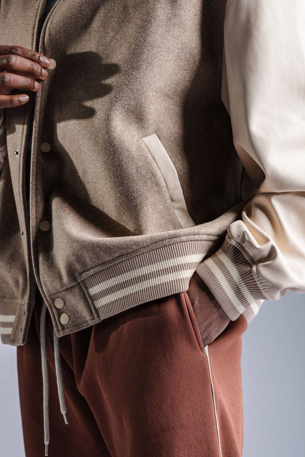 Karo Kauer Jogger Pants Brown Auslauf