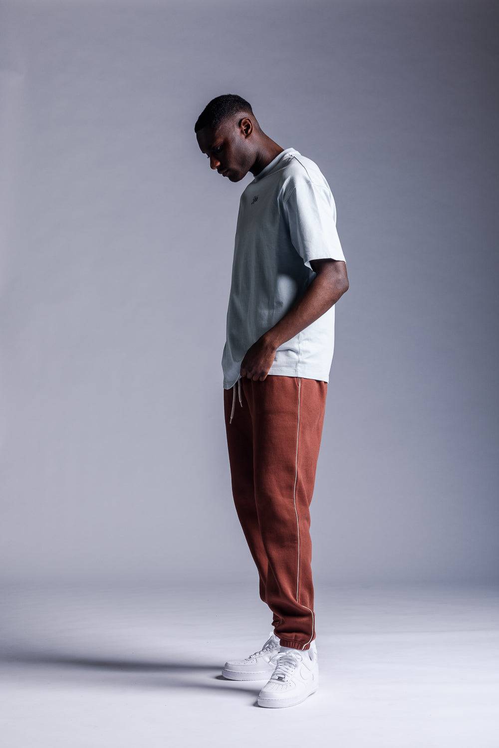 Karo Kauer Jogger Pants Brown Auslauf