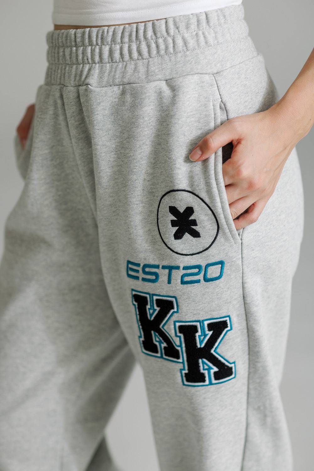 Karo Kauer Jogger Pants Grey Melange Limitierter Zeitrabatt