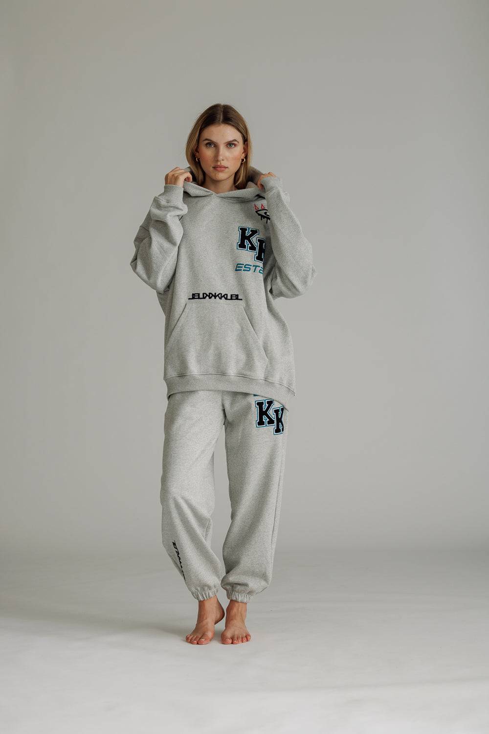 Karo Kauer Jogger Pants Grey Melange Limitierter Zeitrabatt