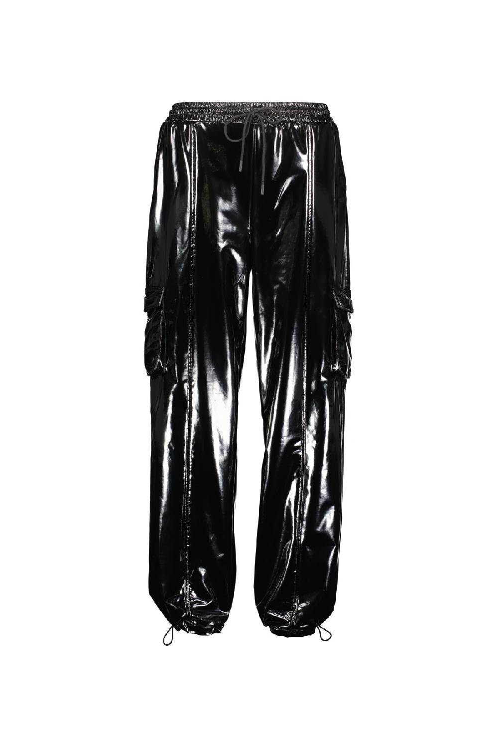 Karo Kauer Laquer Pants Black Großer Ausverkauf
