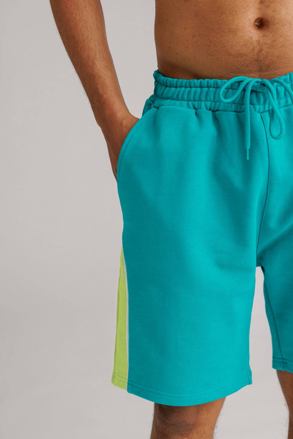 Karo Kauer Sweat Shorts Tile Blue Begrenztes Angebot
