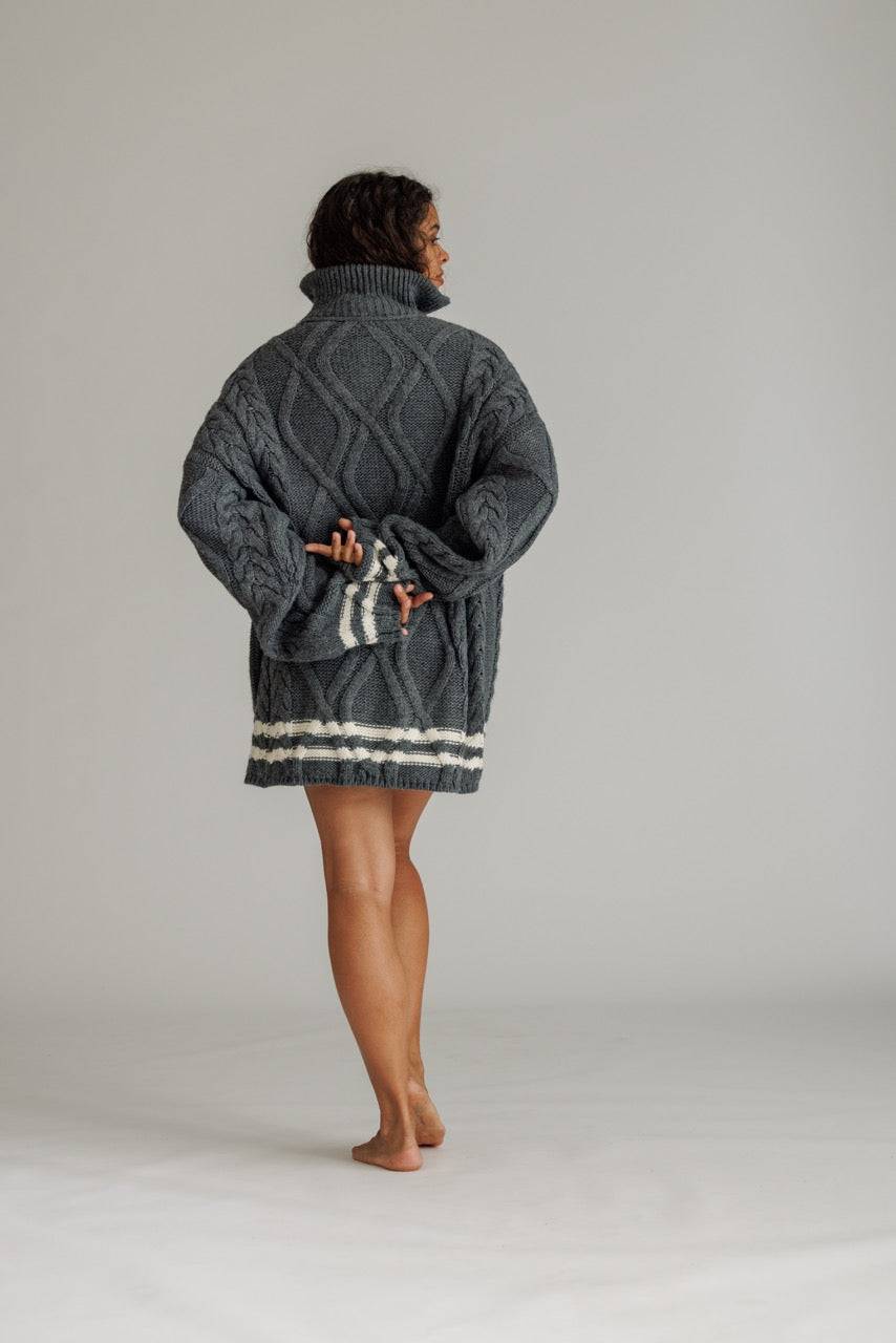 Karo Kauer Knit Zipped Sweater Grey Neueste Mode