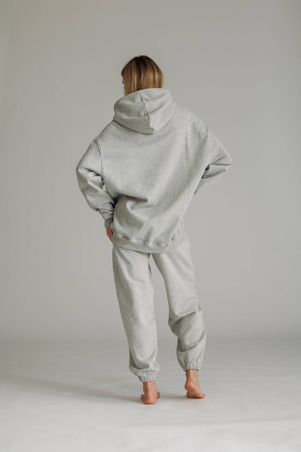 Karo Kauer Hoodie Grey Melange Online Outlet