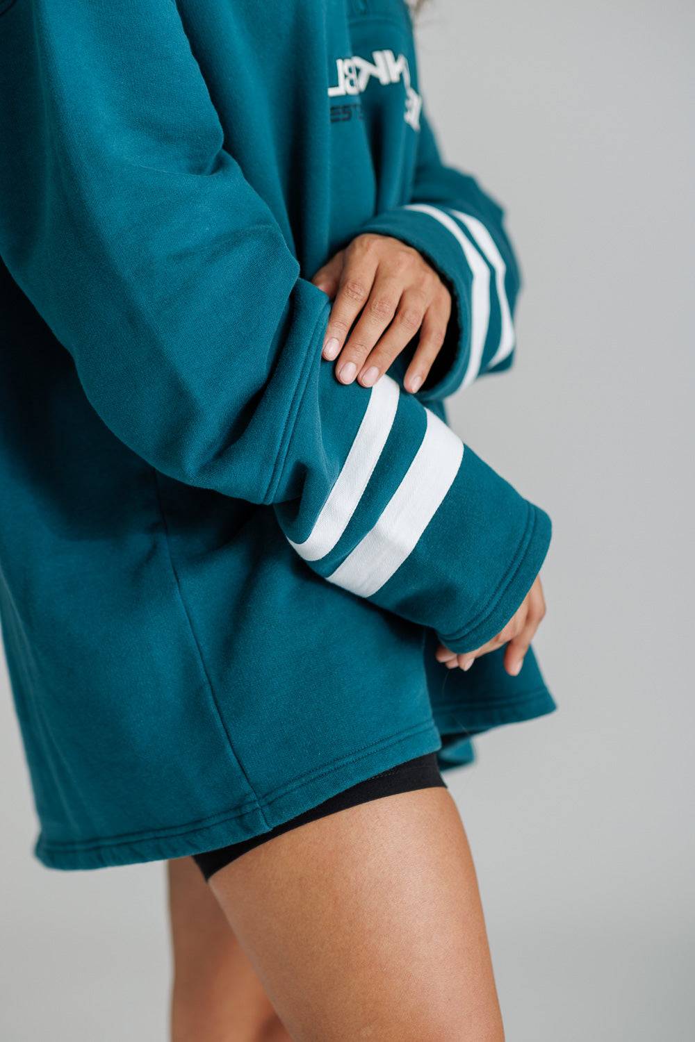 Karo Kauer Zipped Sweater Green Zeitlich begrenztes Angebot