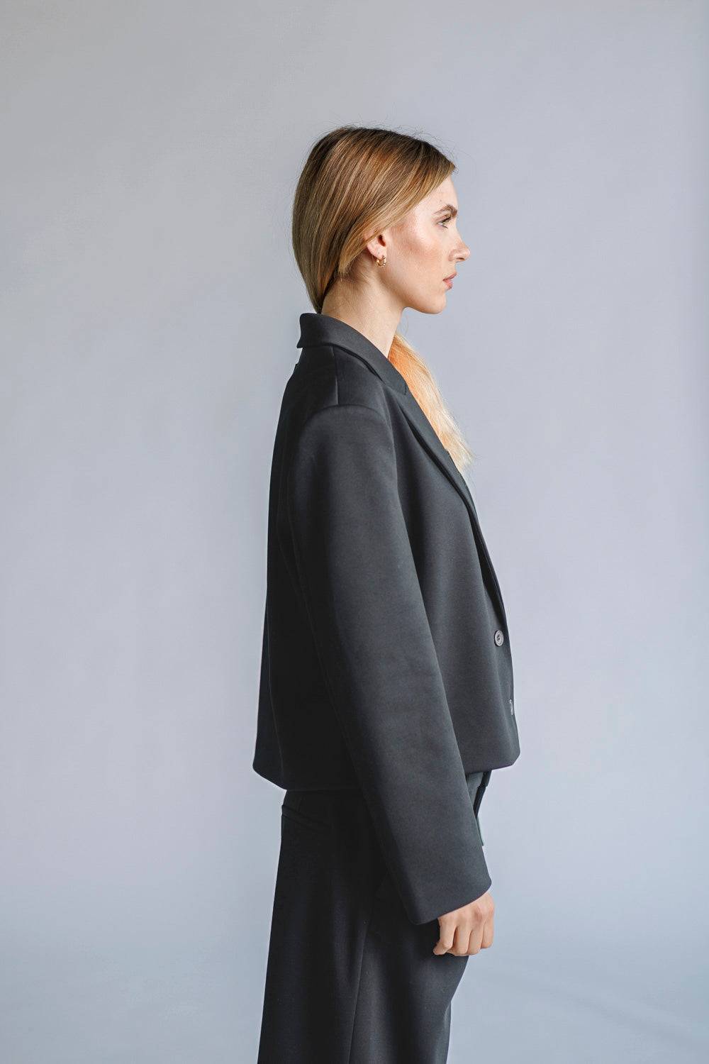Karo Kauer Blazer Short Dark Grey Neuheiten