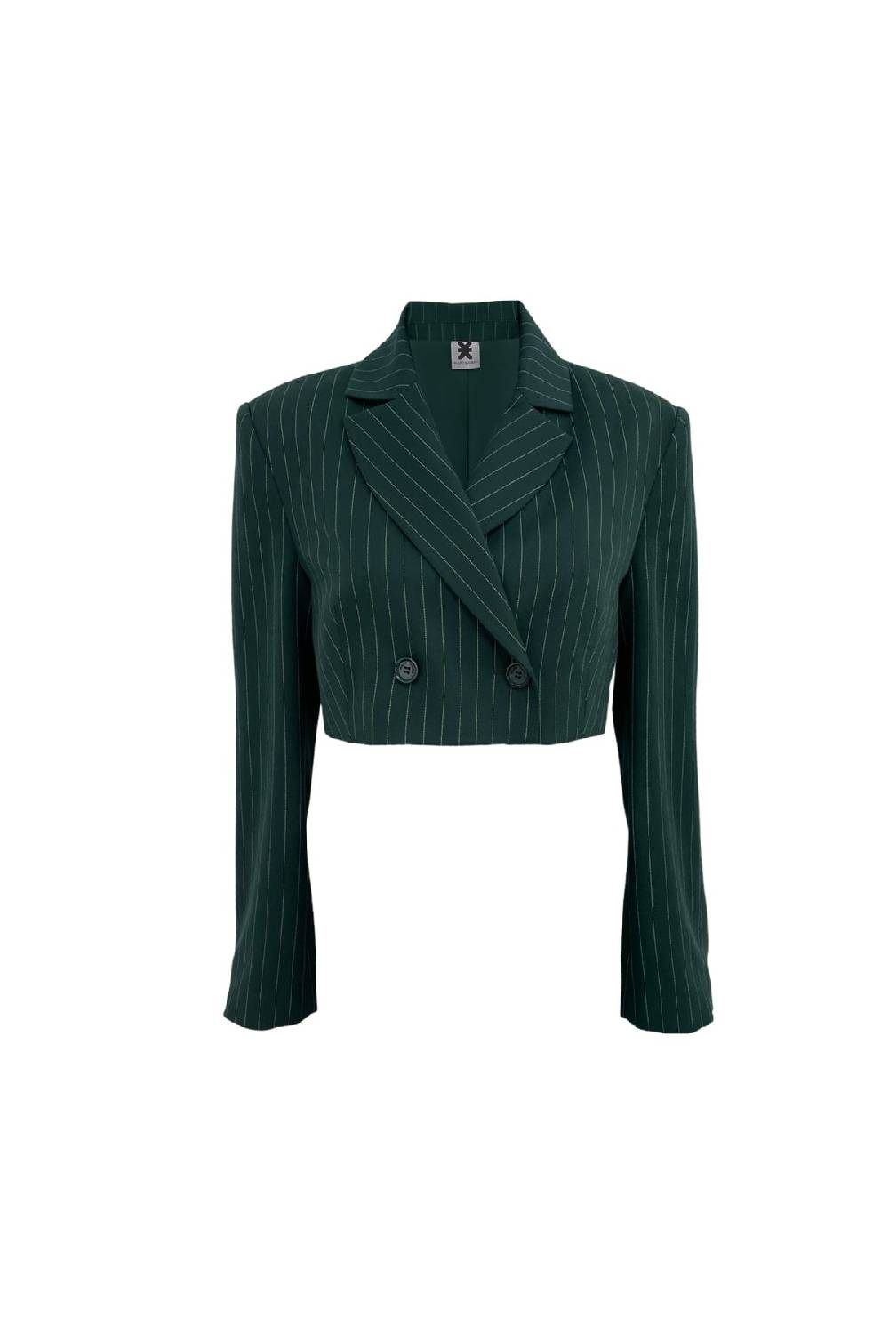 Karo Kauer Blazer Short Sapphire Green Räumungsverkauf