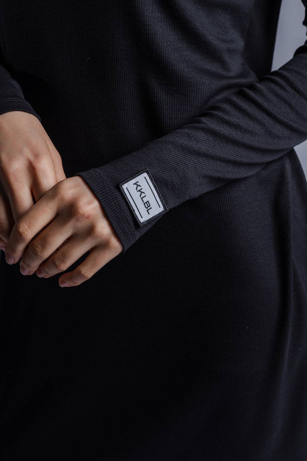 Karo Kauer Jersey Rib Dress Longsleeve VIP-Rabatte
