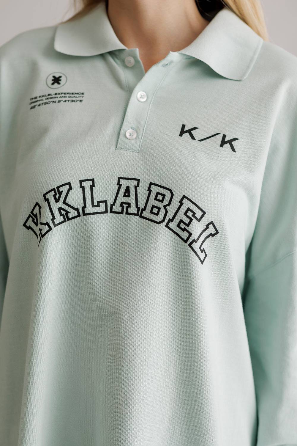 Karo Kauer Poloshirt Glacier Blue Letzte 3 Tage