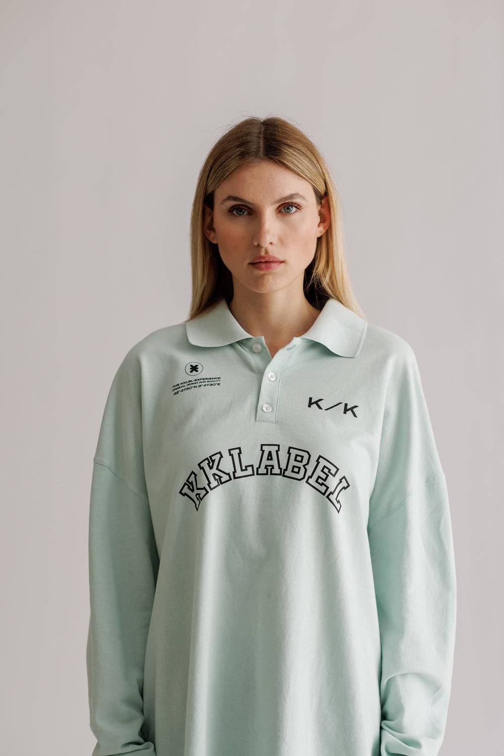 Karo Kauer Poloshirt Glacier Blue Letzte 3 Tage