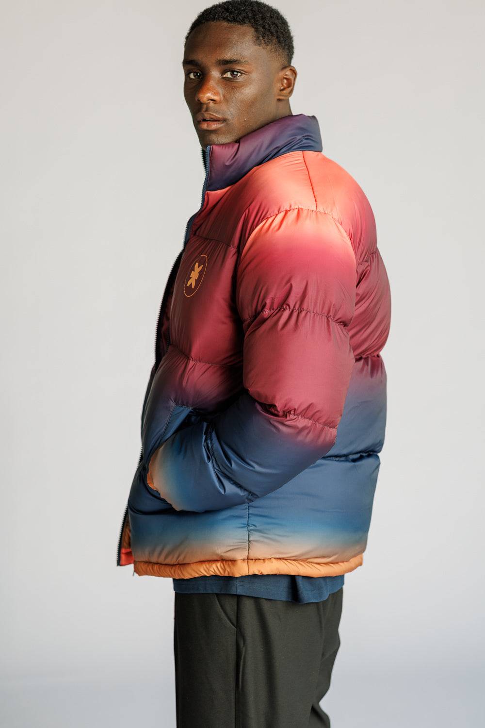 Karo Kauer Puffer Jacket Multicolour Kostenloser Versand international