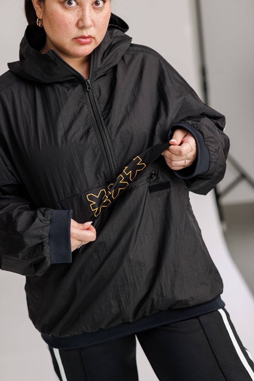 Karo Kauer Windbreaker Black Black Friday Preise