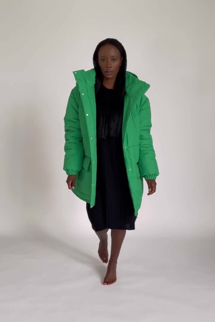 Karo Kauer Puffer Jacket Green Outlet