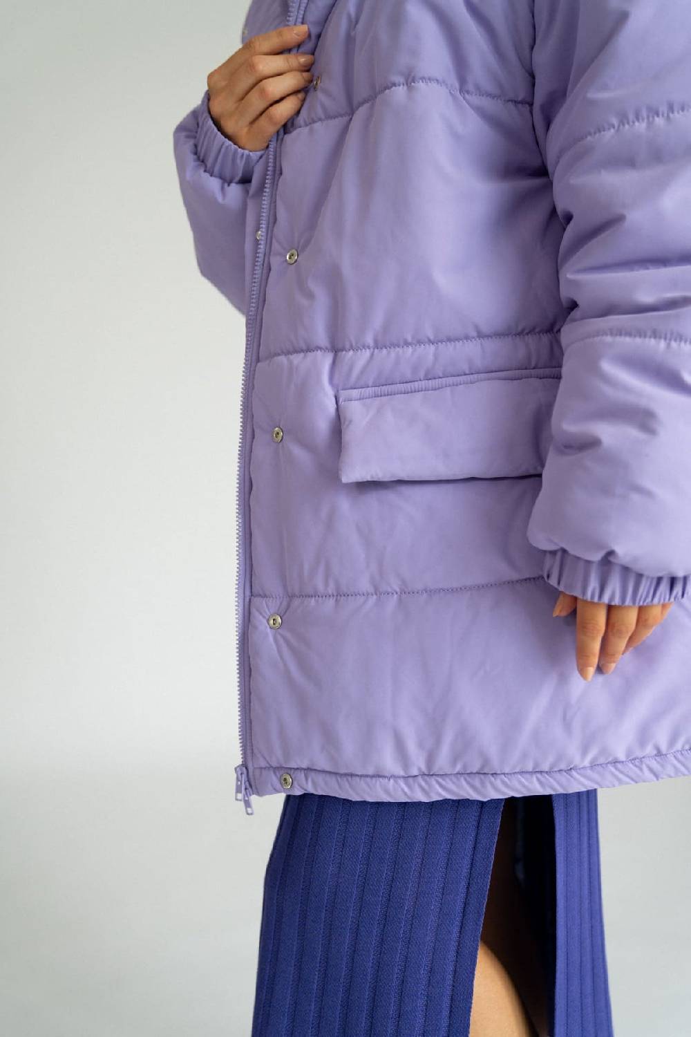 Karo Kauer Puffer Jacket Lilac Auslauf