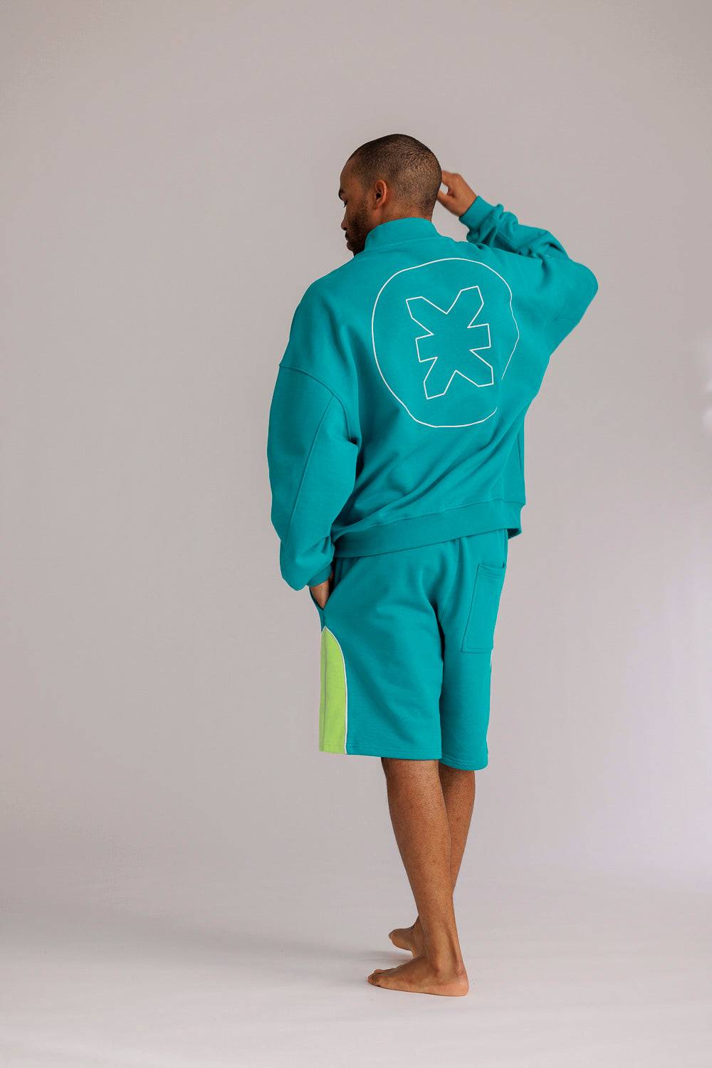 Karo Kauer Zipped Jacket Tile Blue Kostenloser Versand