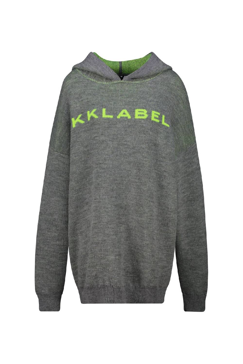 Karo Kauer Knit Hoodiedress Silver Grey Günstig kaufen