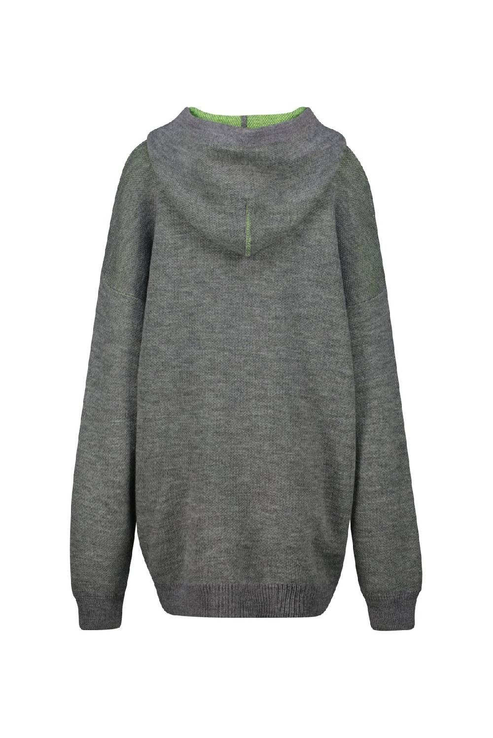 Karo Kauer Knit Hoodiedress Silver Grey Günstig kaufen