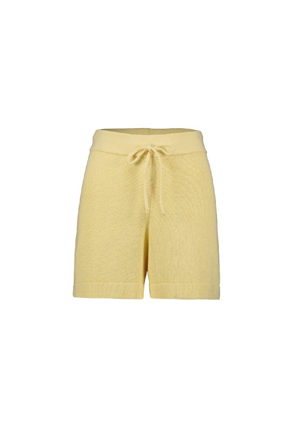 Karo Kauer Knit Shorts Light Yellow Großer Ausverkauf