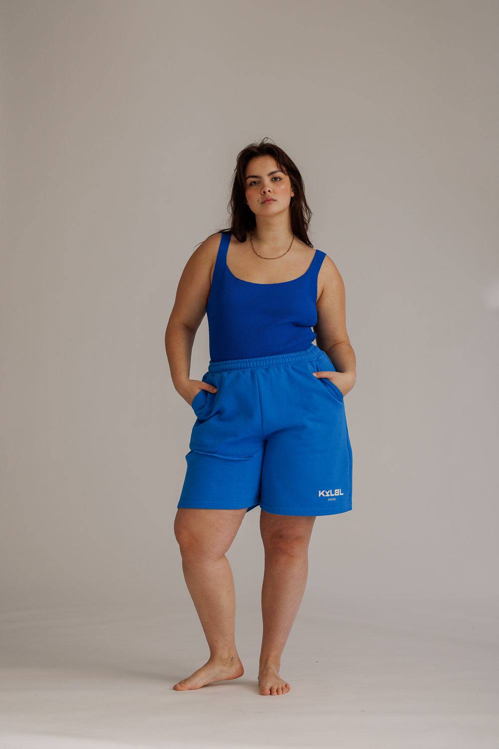 Karo Kauer Knit Body Sonic Blue Flash Sale