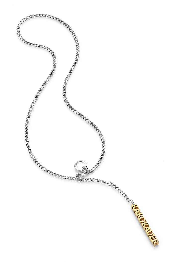 Karo Kauer KK Y-Necklace Bicolor Silver/Gold Super Sparpreis