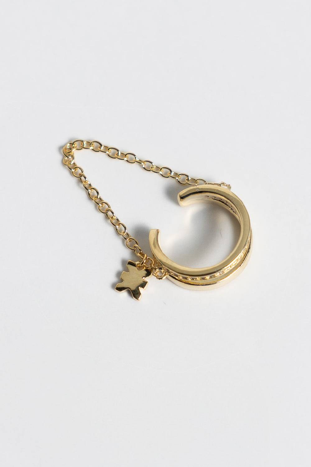 Karo Kauer Earcuff Chain Gold Letzter Tag