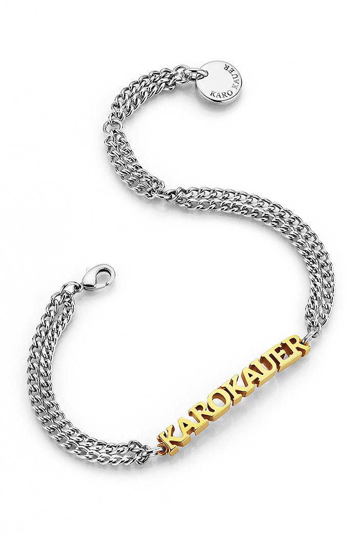 Karo Kauer KK Bracelet Bicolor Silver/Gold Bis zu 60% Rabatt