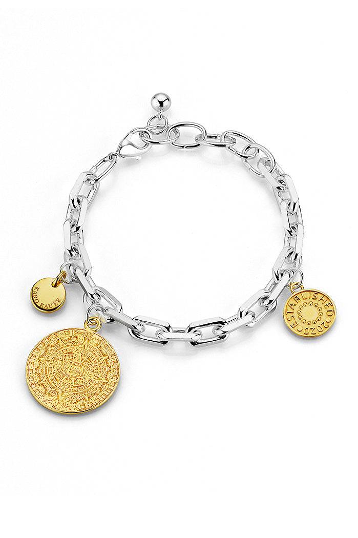 Karo Kauer Maya Bracelet Bicolor Silver/Gold Nur für heute