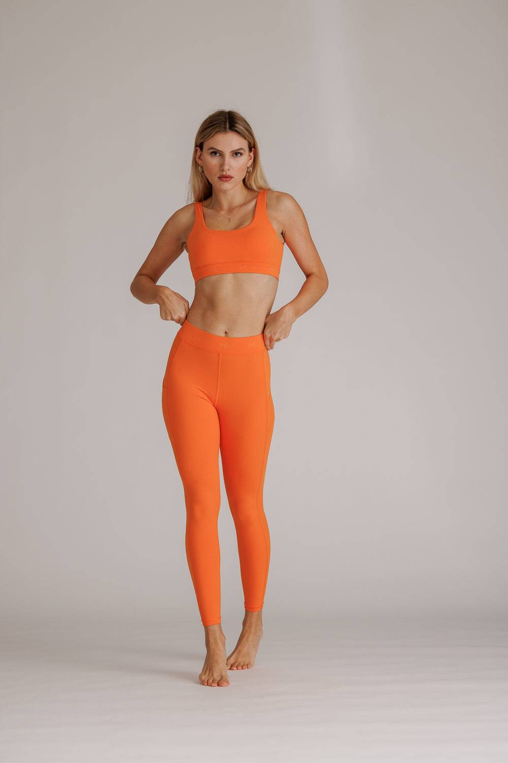Karo Kauer Dynamic Sports Bra Flame Orange Valentinstagsangebot