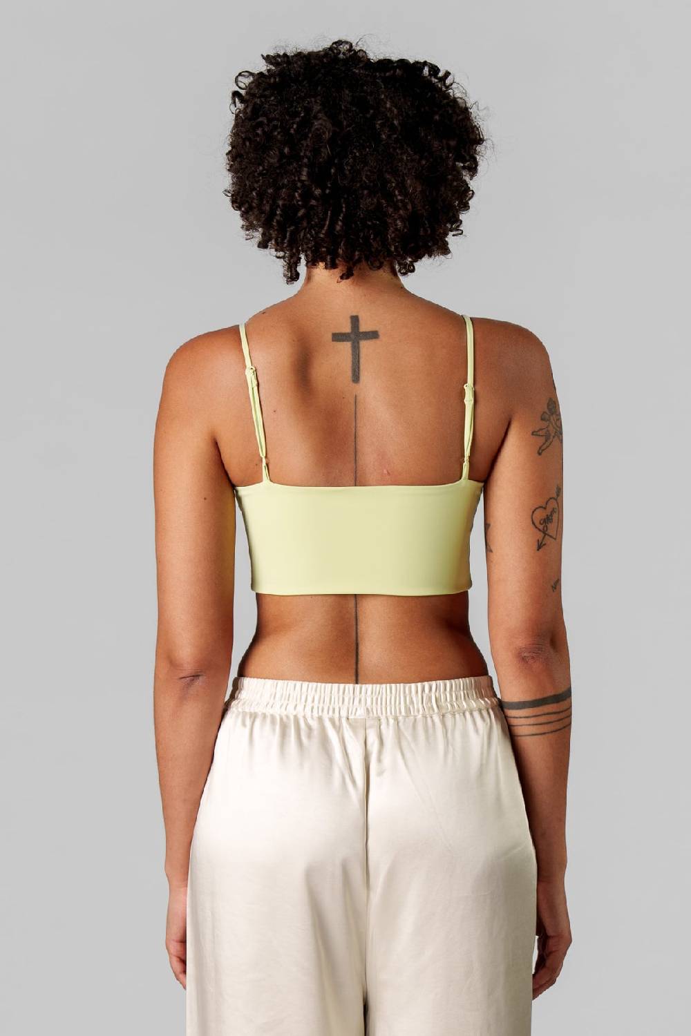 Karo Kauer Cropped Top Matcha Top Angebot