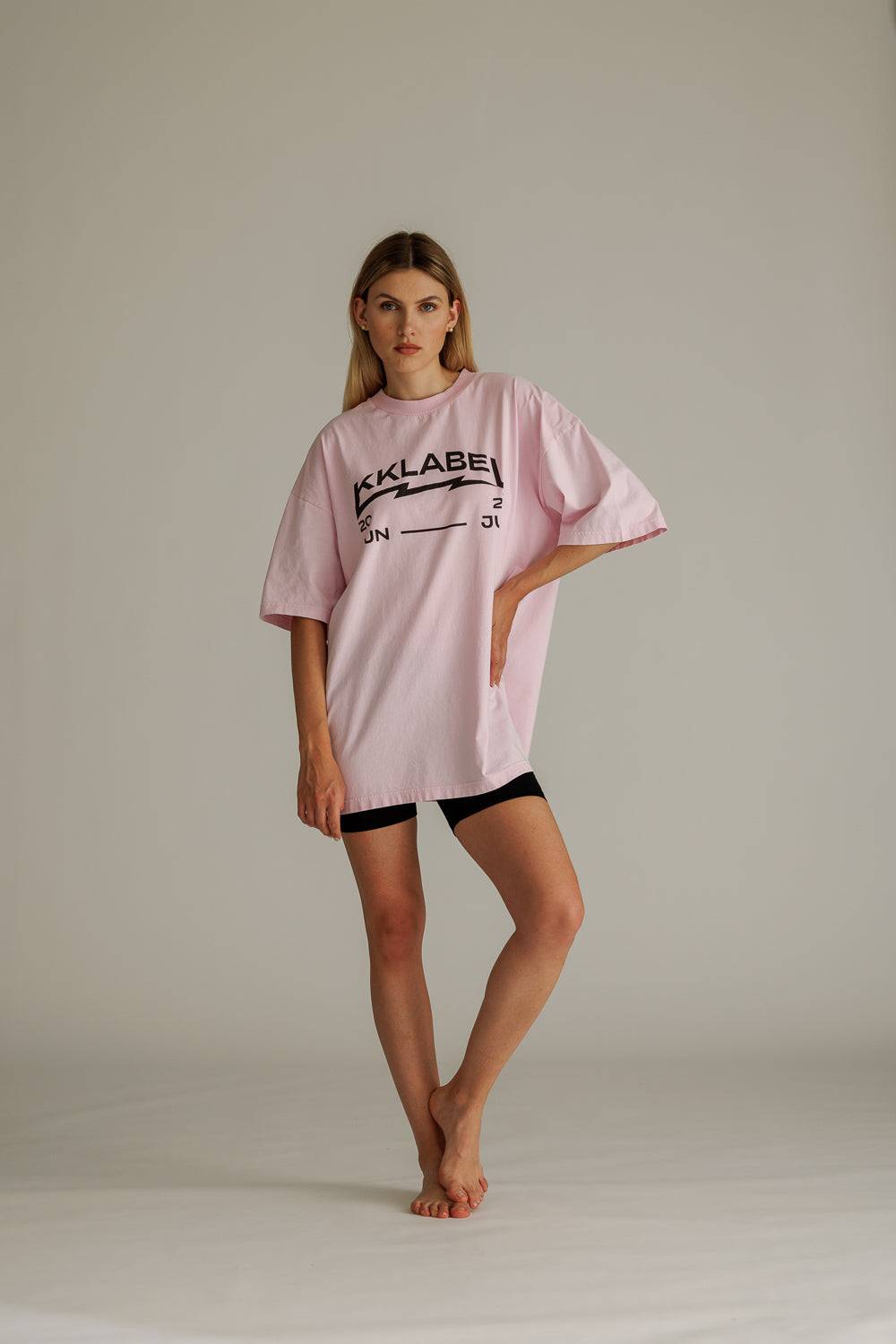 Karo Kauer Tour T-Shirt Washed Pink Räumungsverkauf