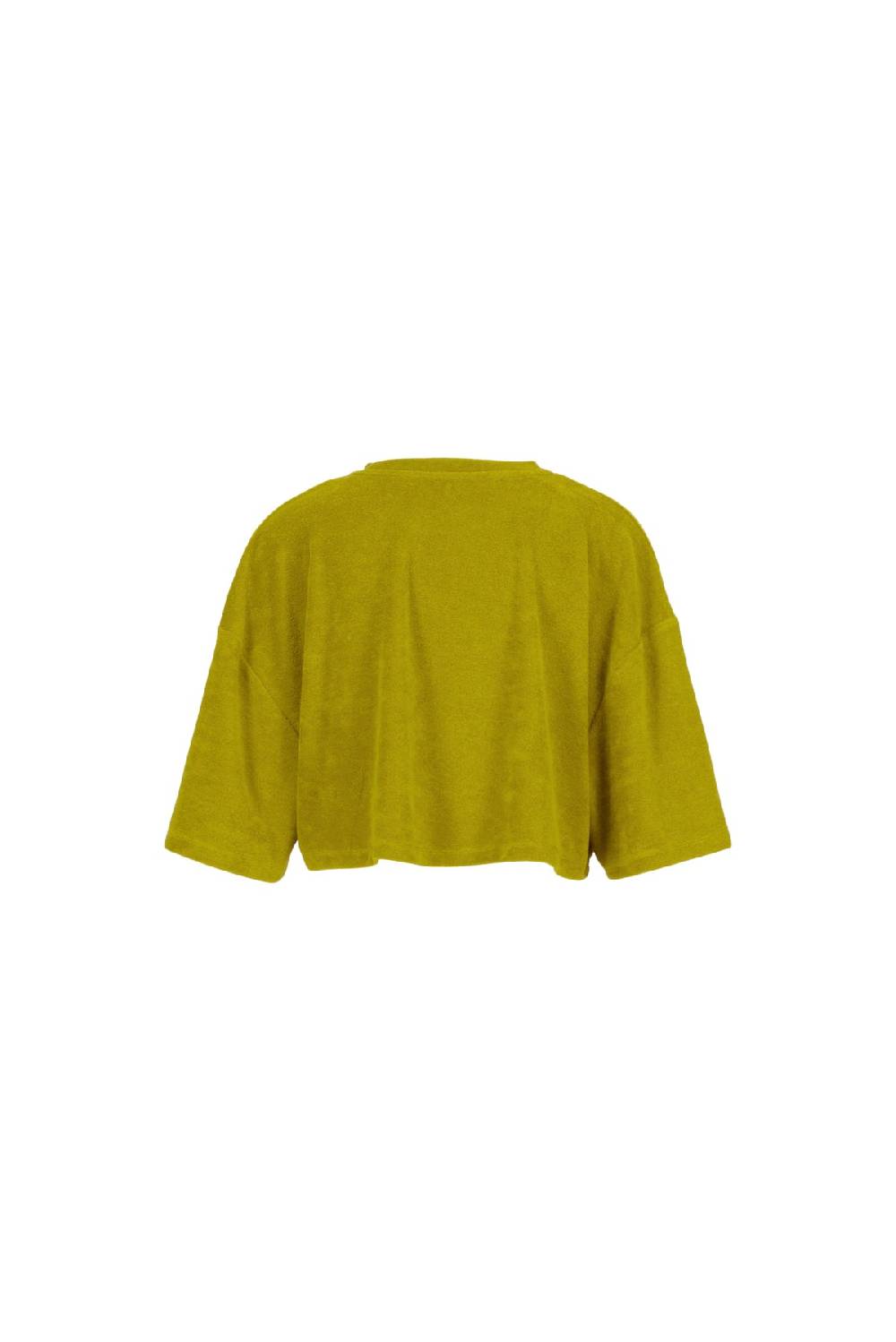 Karo Kauer Frottee T-Shirt Olive Tägliche Deals